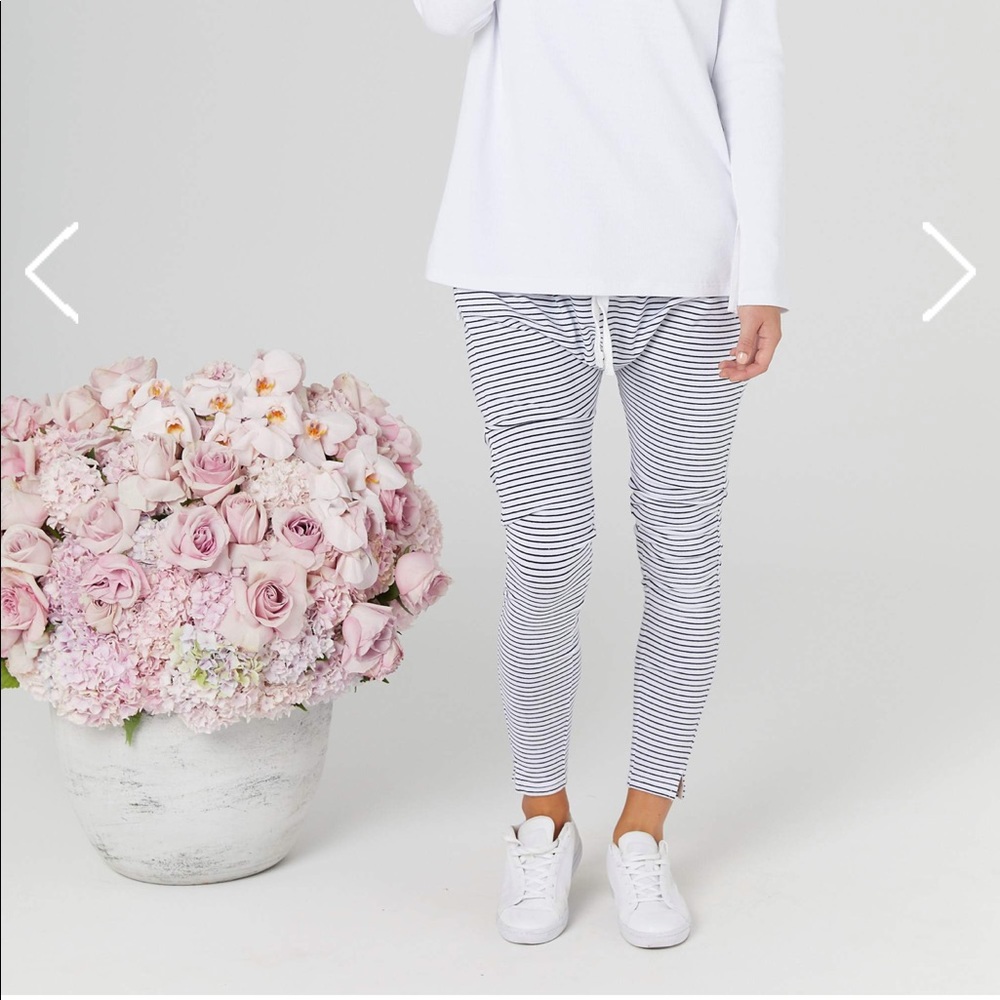 Legoe Heritage Navy Striped Lounge Pant